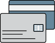 two credit card graphics